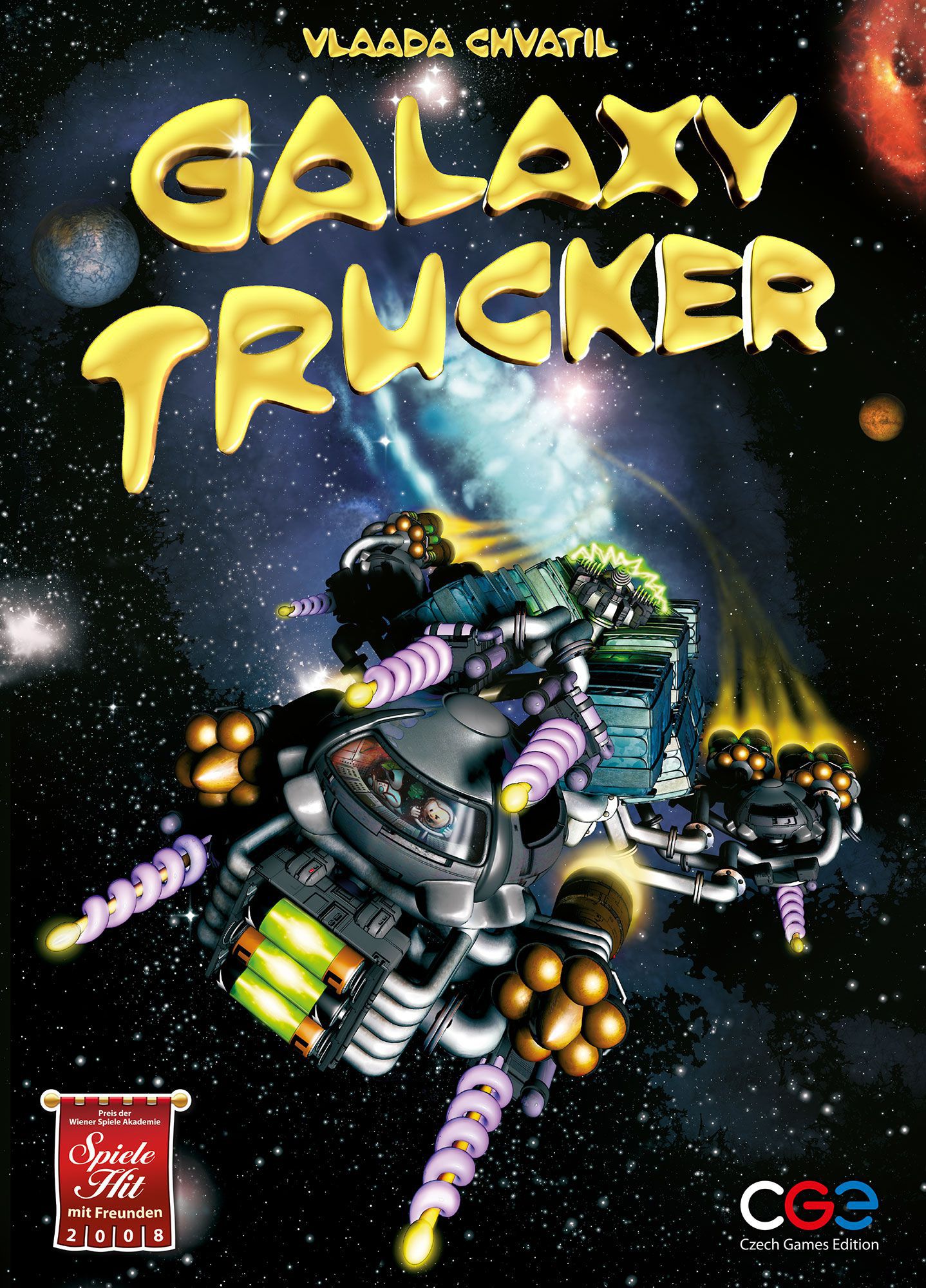 Portada de Galaxy Trucker: Aventuras en el Espacio
