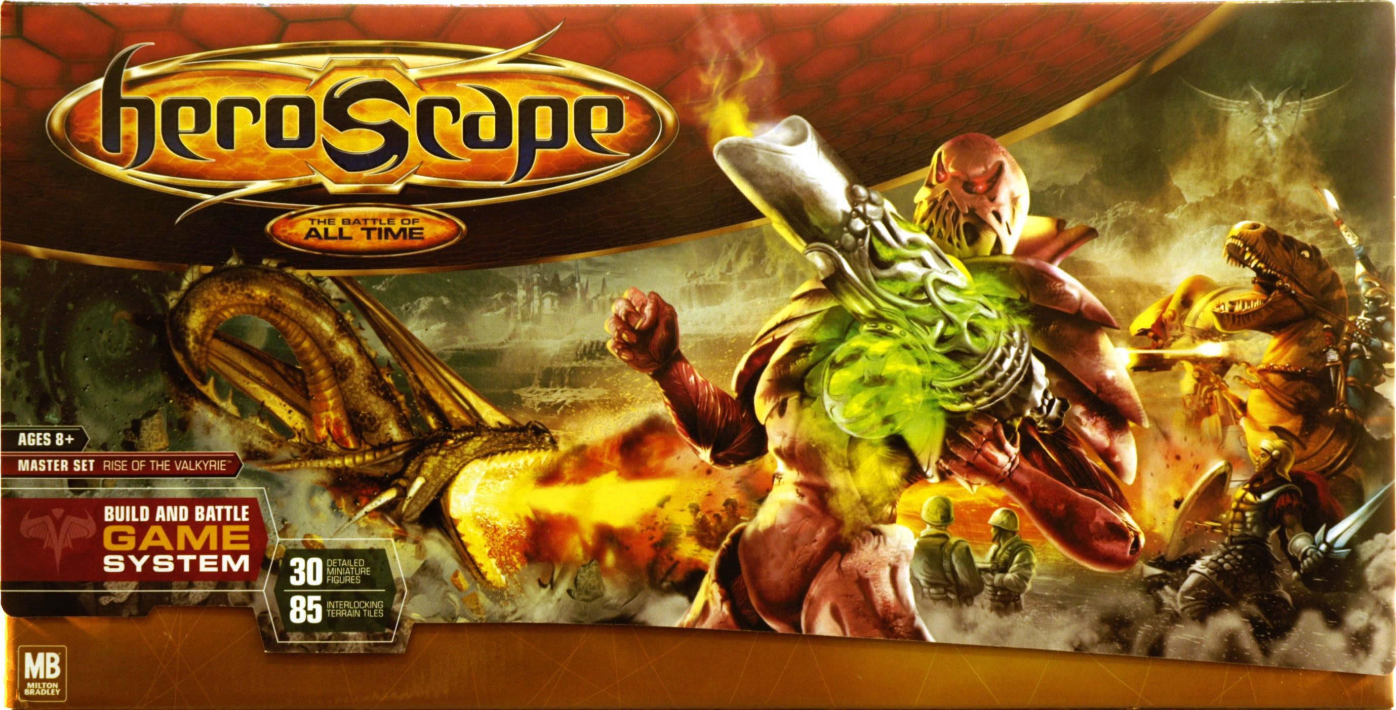 Portada de Heroscape Set Maestro: el Auge de las Valquirias