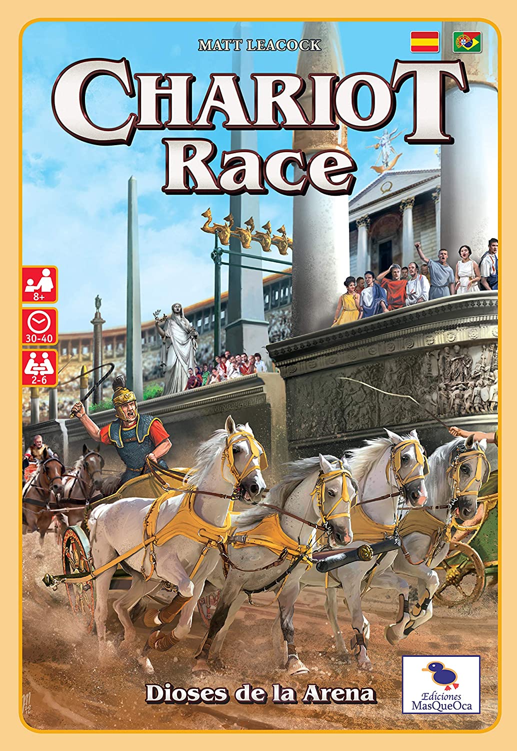 Portada de Chariot Race: Dioses de la Arena