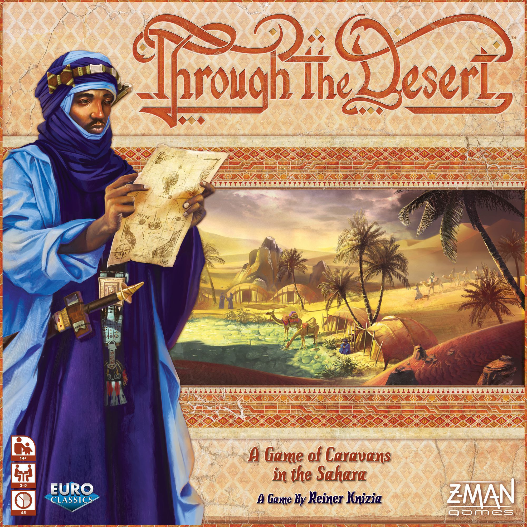 Portada de A través del desierto