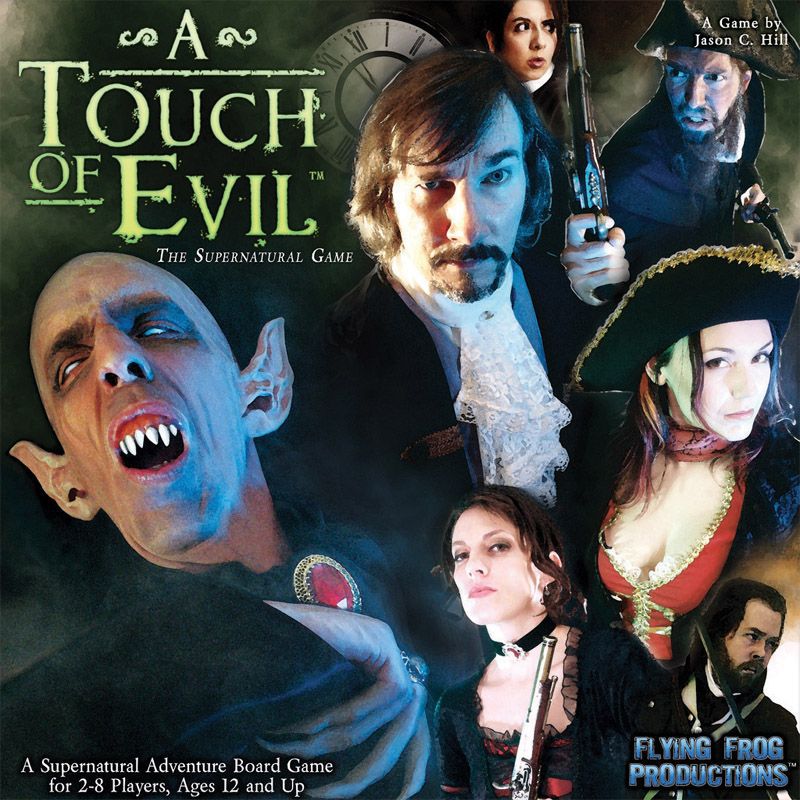 Portada de A Touch of Evil: The Supernatural Game