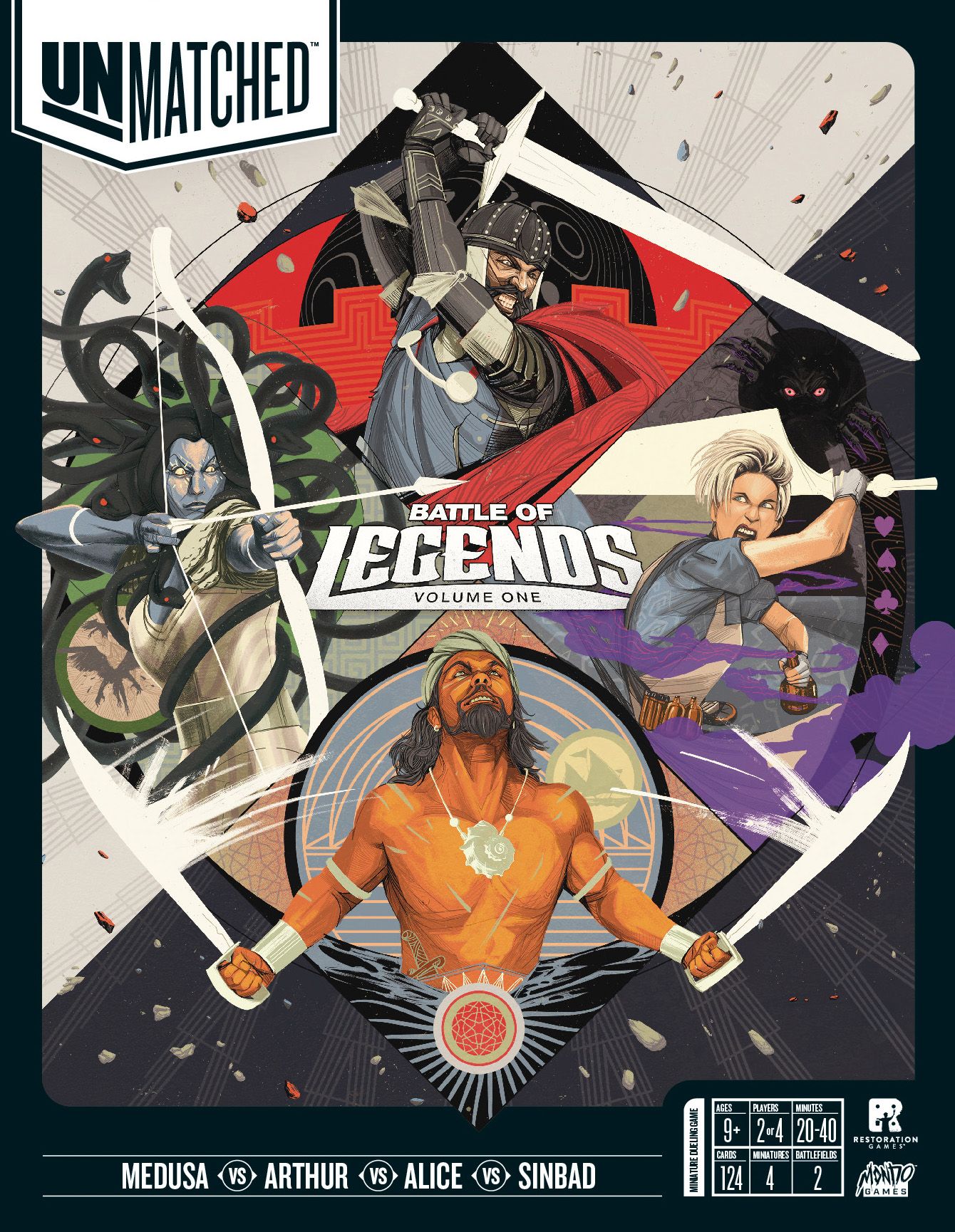 Portada de Unmatched: Battle of Legends, Volume One