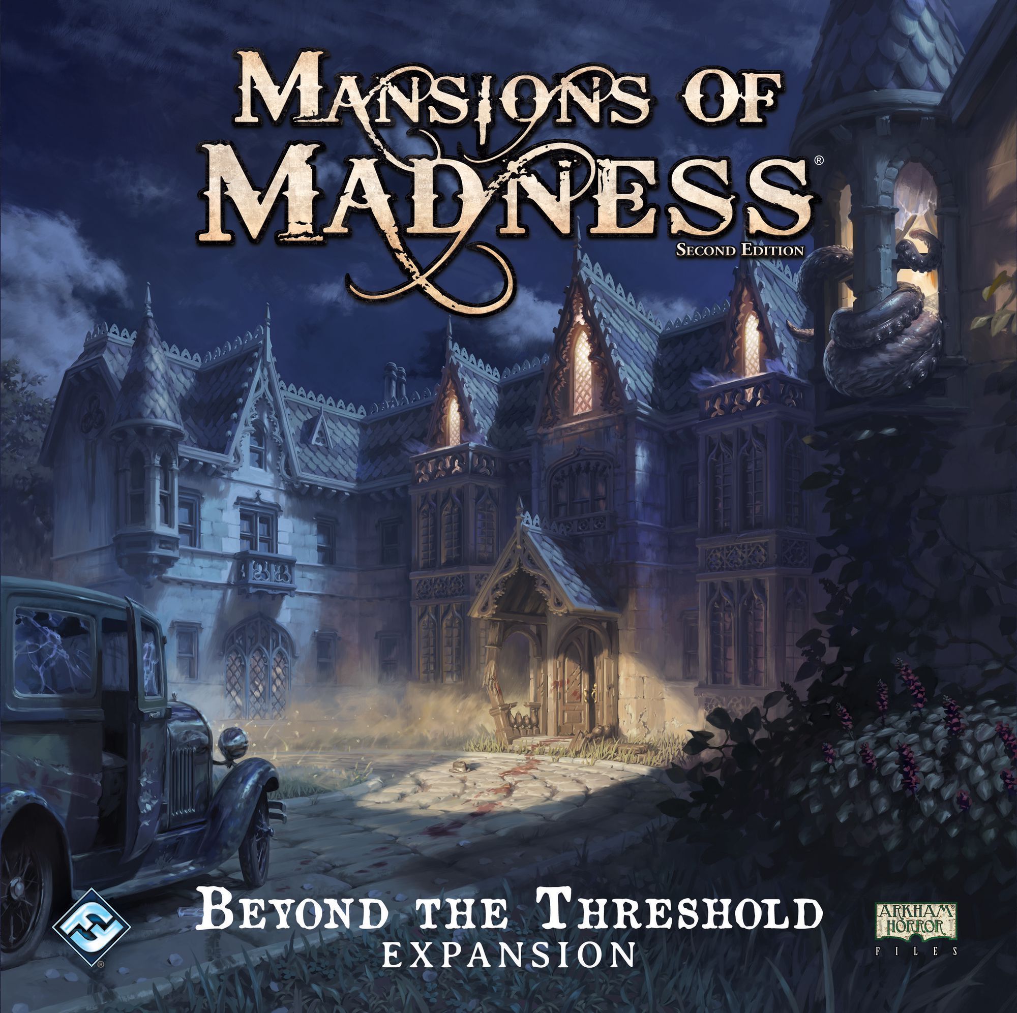 Portada de Las Mansiones de la Locura: Segunda Edición – Más Allá del Umbral: Expansión