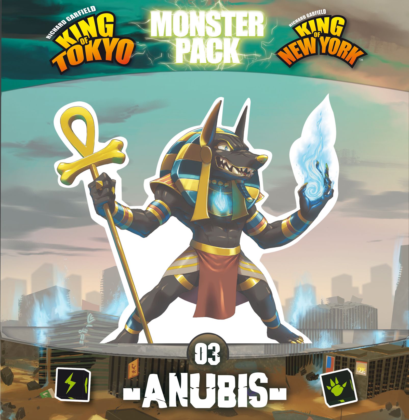 Portada de King of Tokyo/New York: Serie Monstruos – Anubis