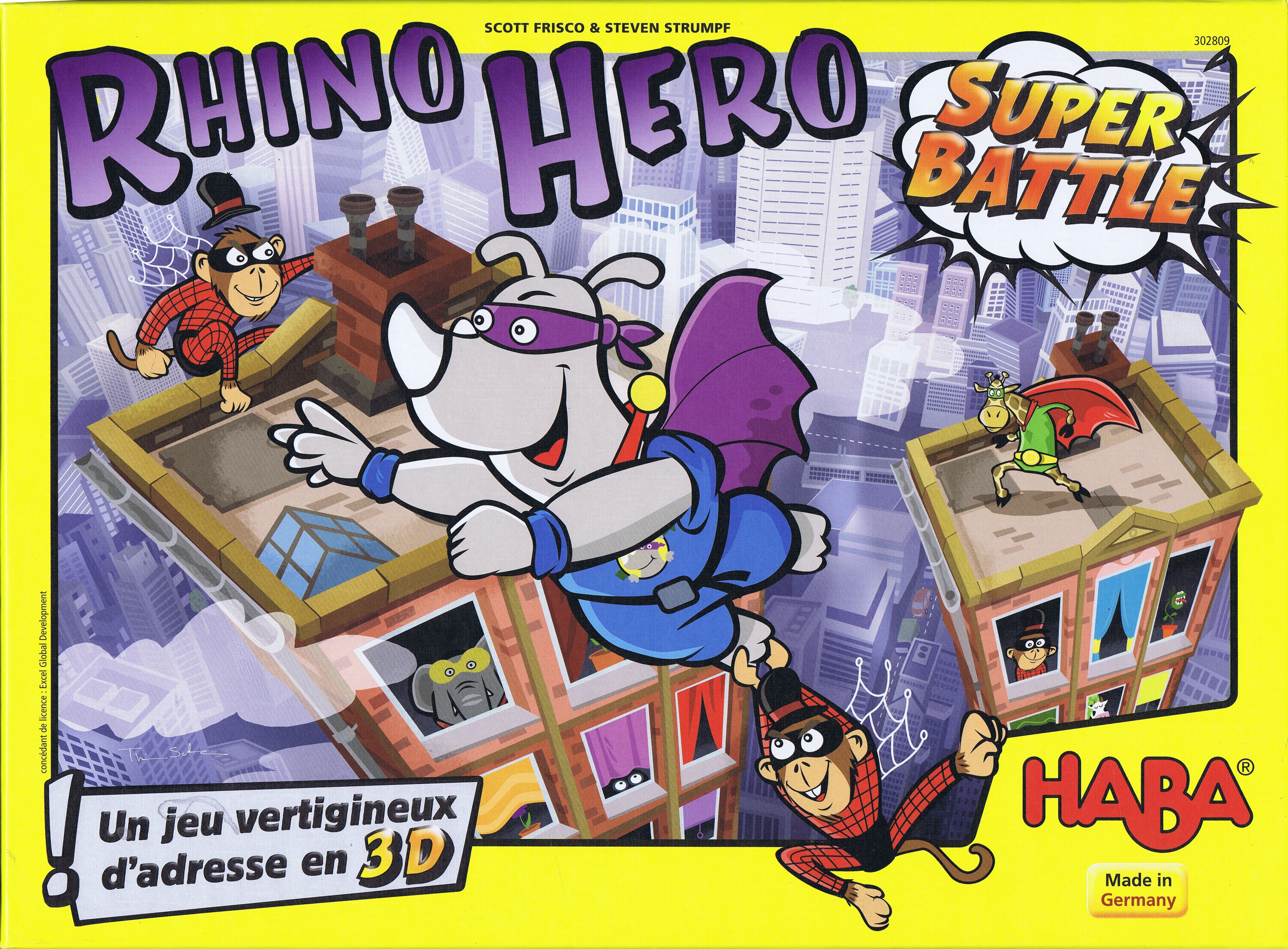 Portada de Rhino Hero: Super Battle