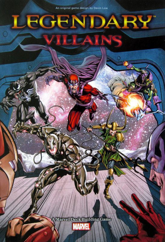 Portada de Legendary: A Marvel Deck Building Game – Villains