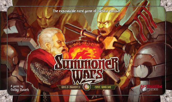 Portada de Summoner Wars: Guild Dwarves vs Cave Goblins