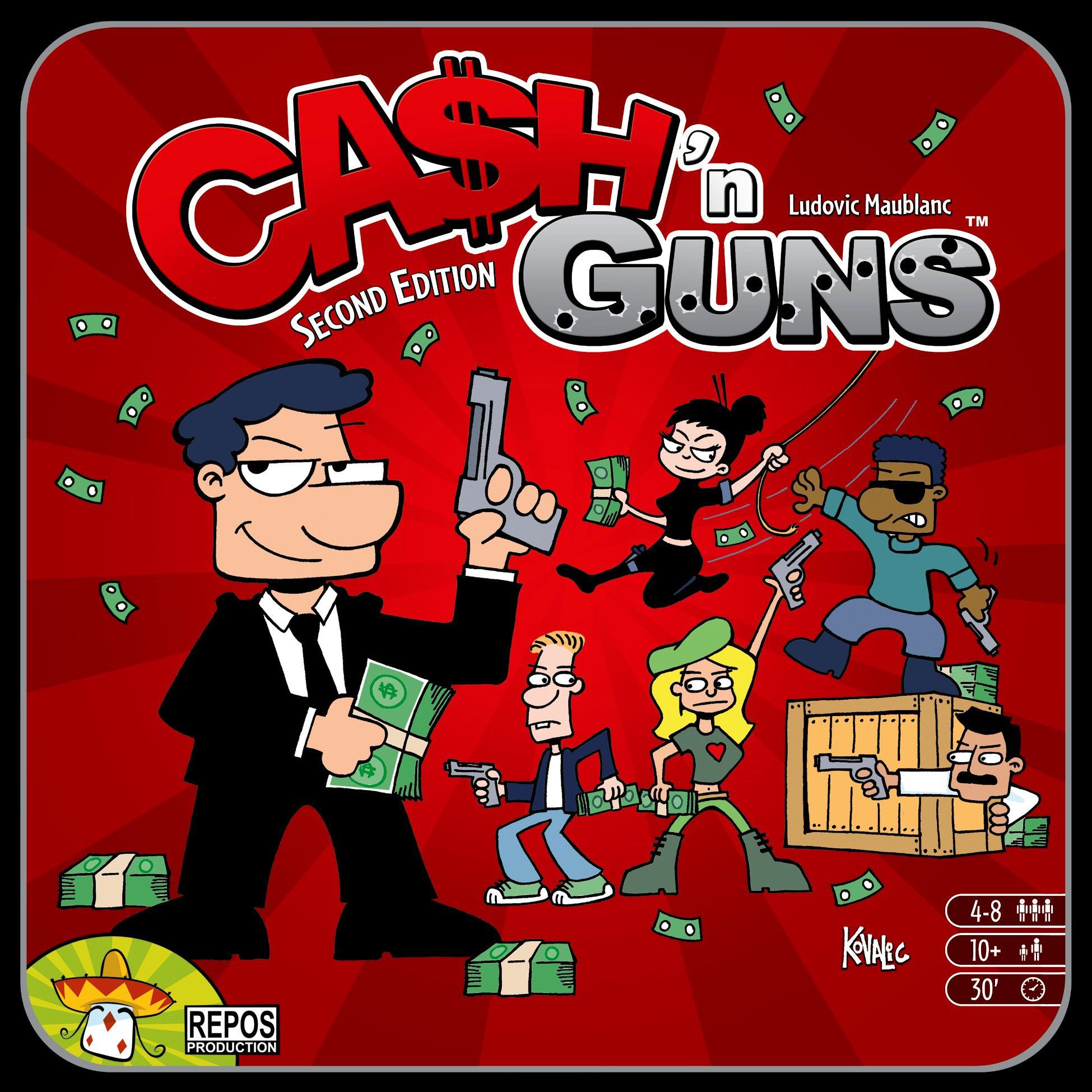 Portada de Ca$h 'n Guns (Segunda Edición)