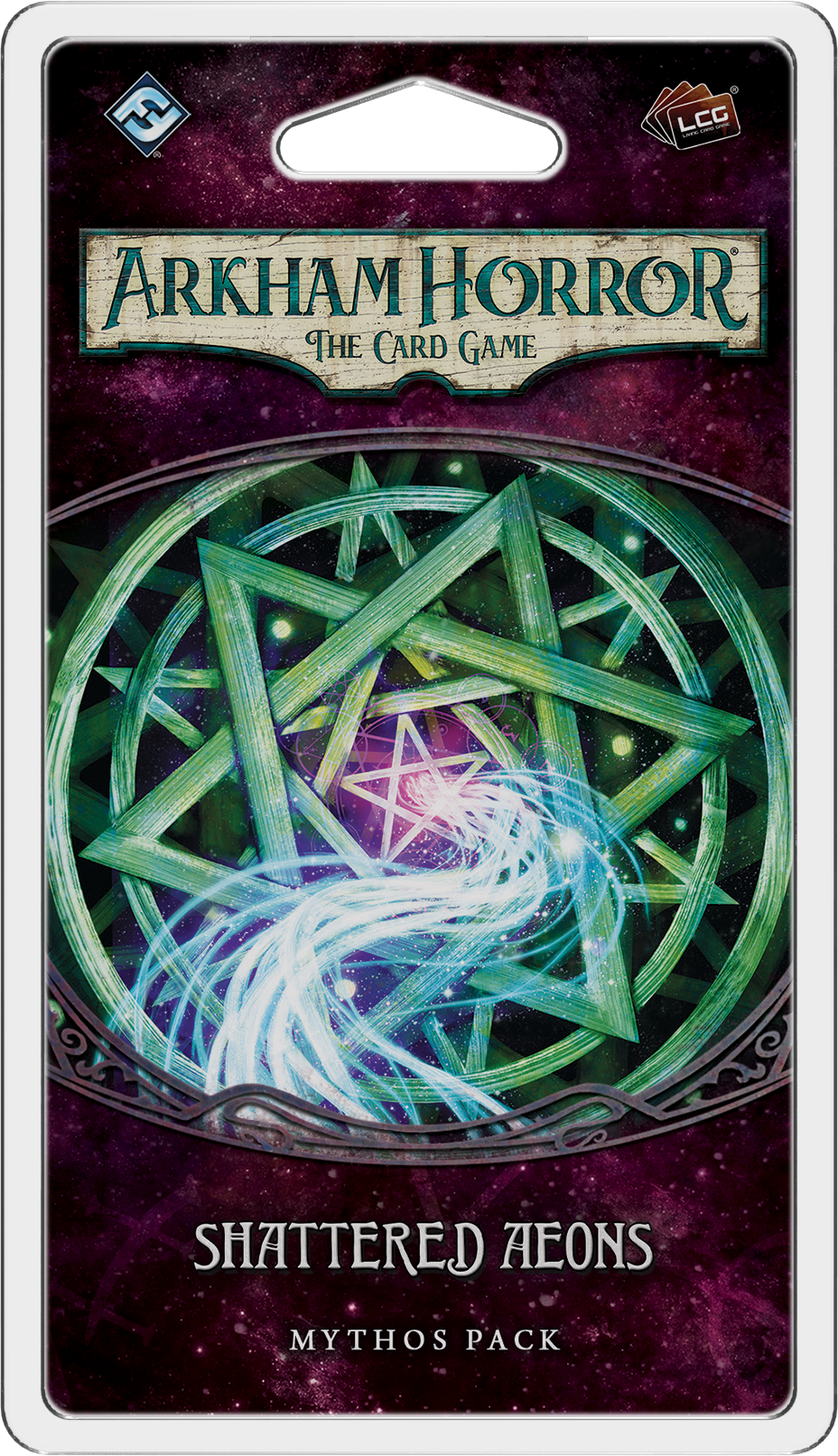 Portada de Arkham Horror: El Juego de Cartas – Eones Destrozados: Pack de Mitos