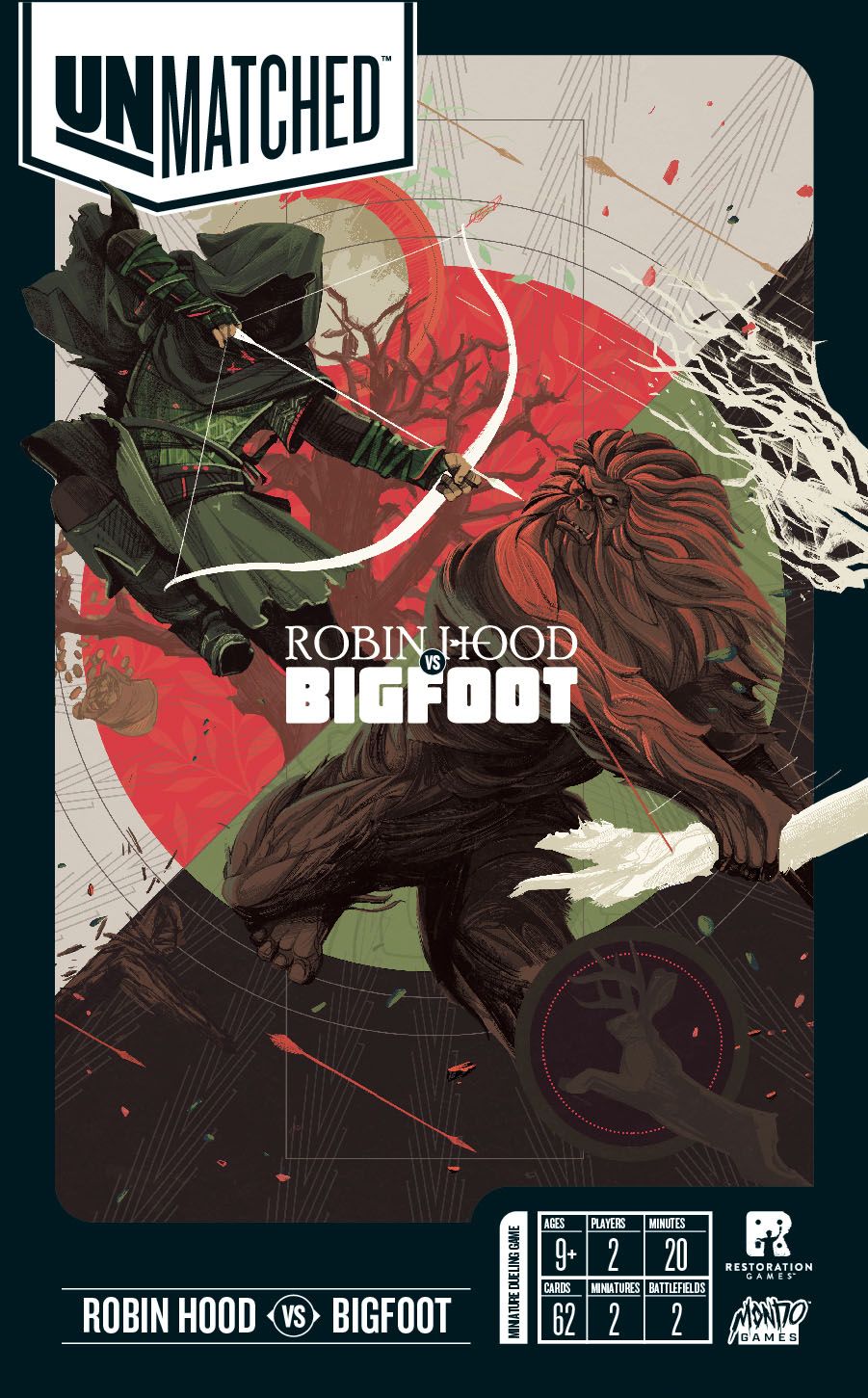 Portada de Unmatched: Robin Hood vs. Bigfoot
