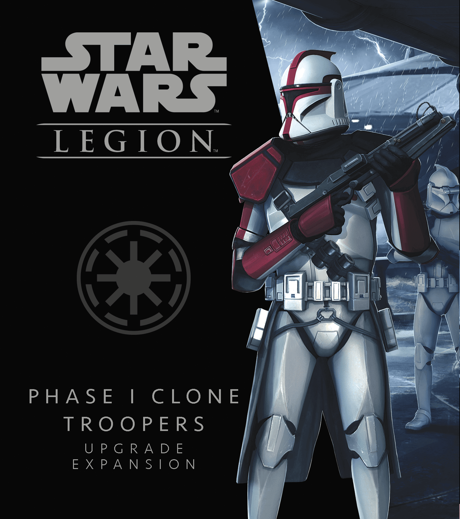 Portada de Star Wars: Legión – Soldados Clon Fase I Expansión de mejora: Unidades de la República Galáctica