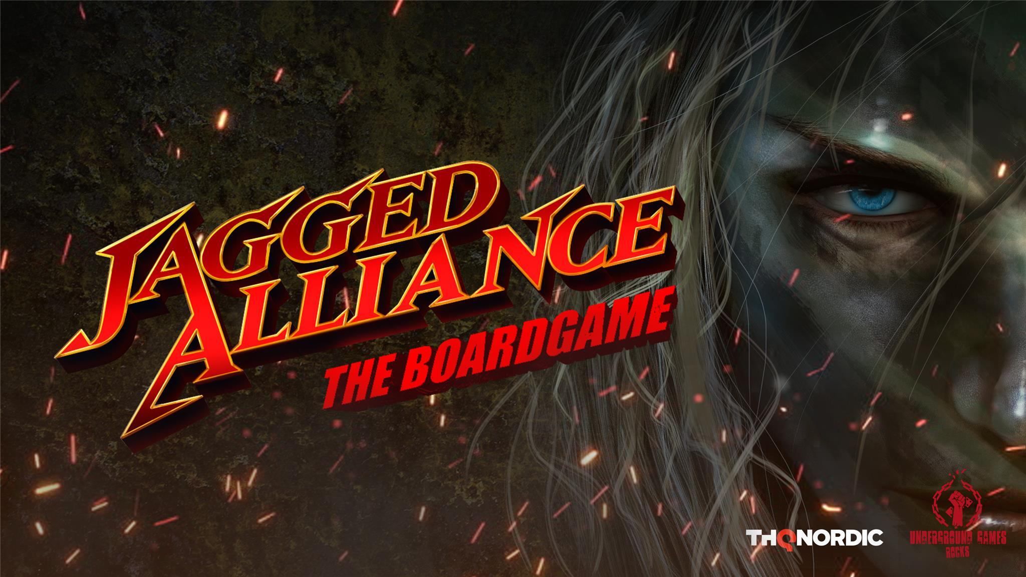Portada de Jagged Alliance: The Board Game