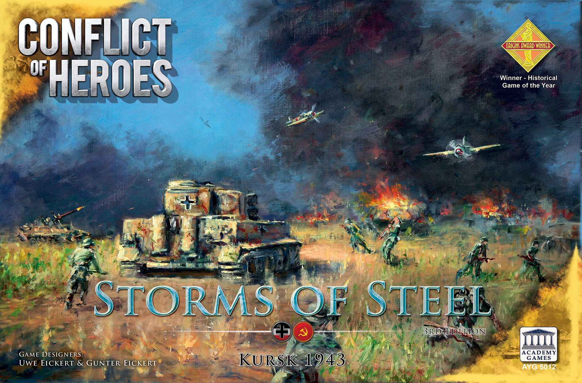 Portada de Conflict of Heroes: Tormentas de Acero