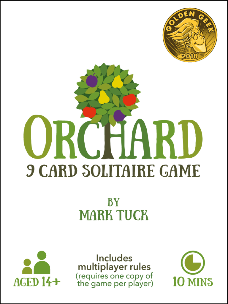 Portada de Orchard: Un juego en solitario de 9 cartas