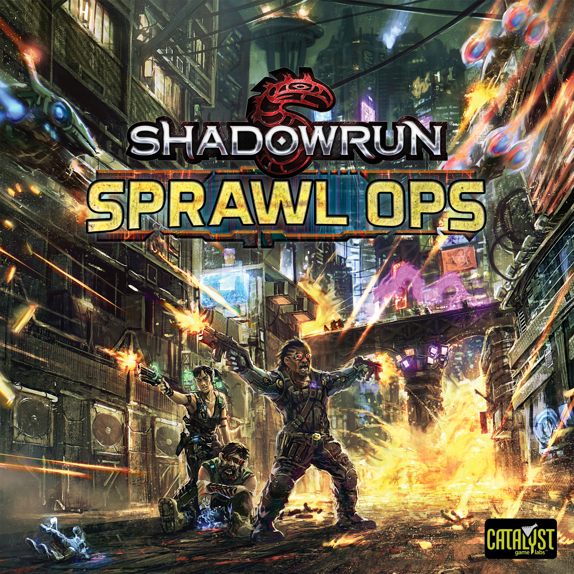 Portada de Shadowrun: Sprawl Ops