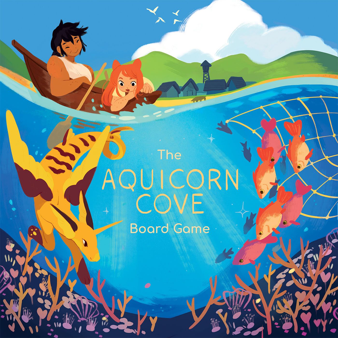 Portada de The Aquicorn Cove Board Game