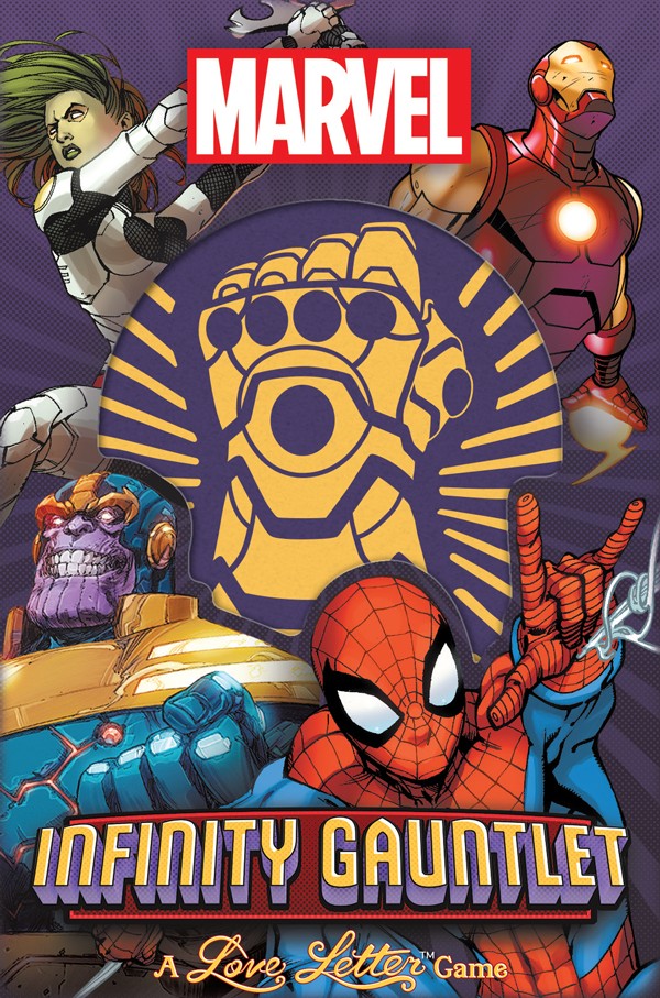 Portada juego de mesa El Guantelete del Infinito