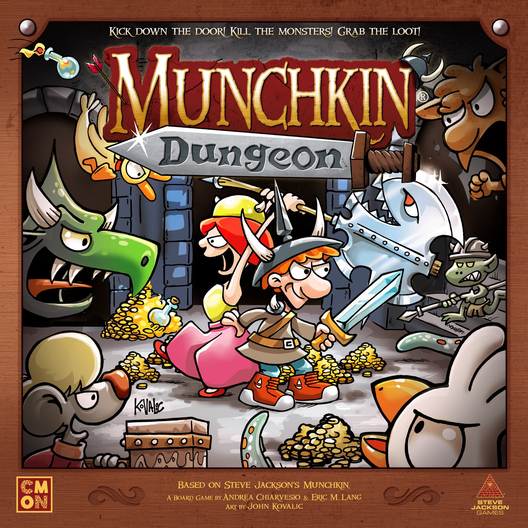 Portada de Munchkin Dungeon