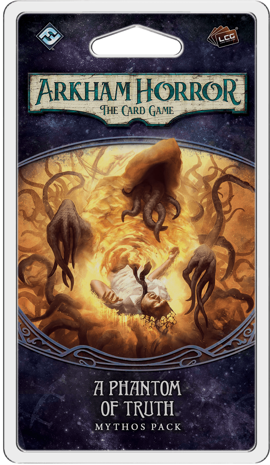 Portada de Arkham Horror: El Juego de Cartas – El Fantasma de la Verdad: Pack de Mitos