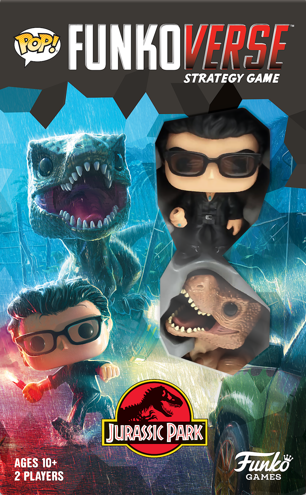 Portada de Funkoverse Strategy Game: Jurassic Park 101