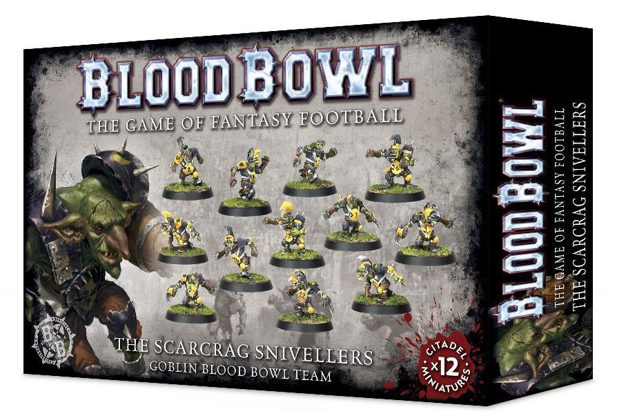 Portada de Blood Bowl (2016 edition): The Scarcrag Snivellers – Goblin Blood Bowl Team