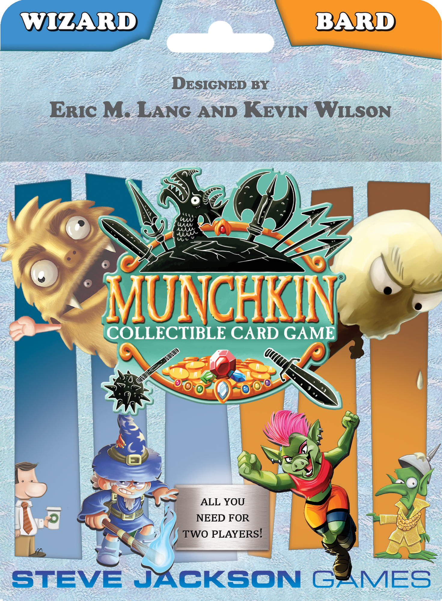 Portada de Munchkin Collectible Card Game: Wizard & Bard Starter Set