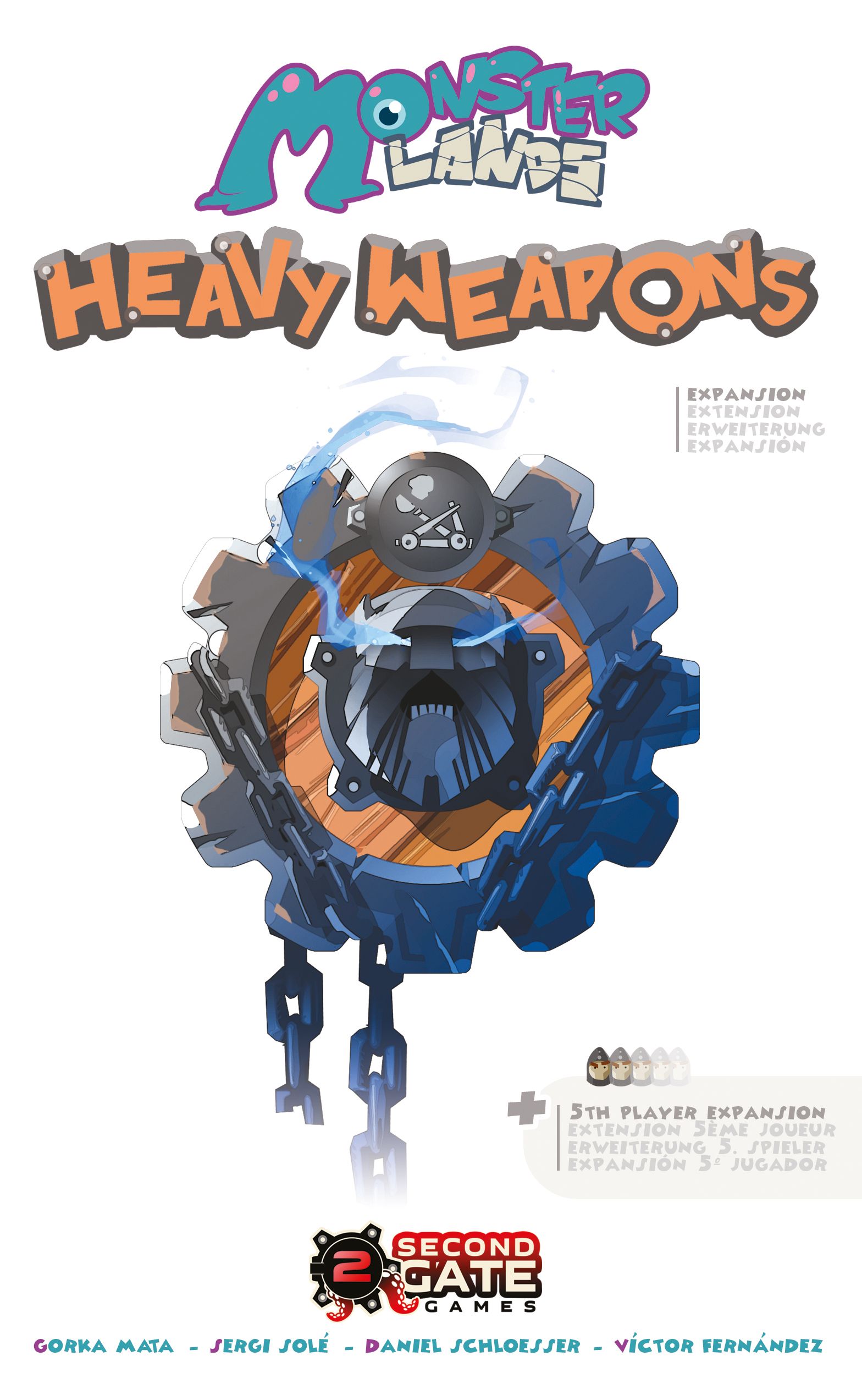 Portada de Monster Lands: Heavy Weapons & 5th Player