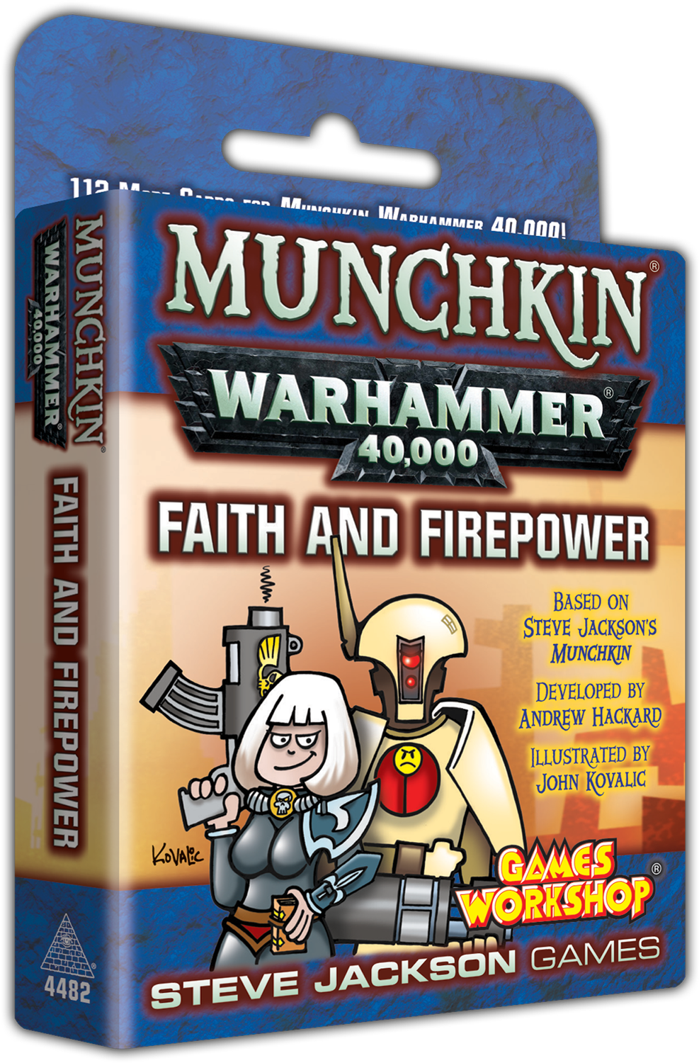 Portada de Munchkin Warhammer 40,000: Faith and Firepower