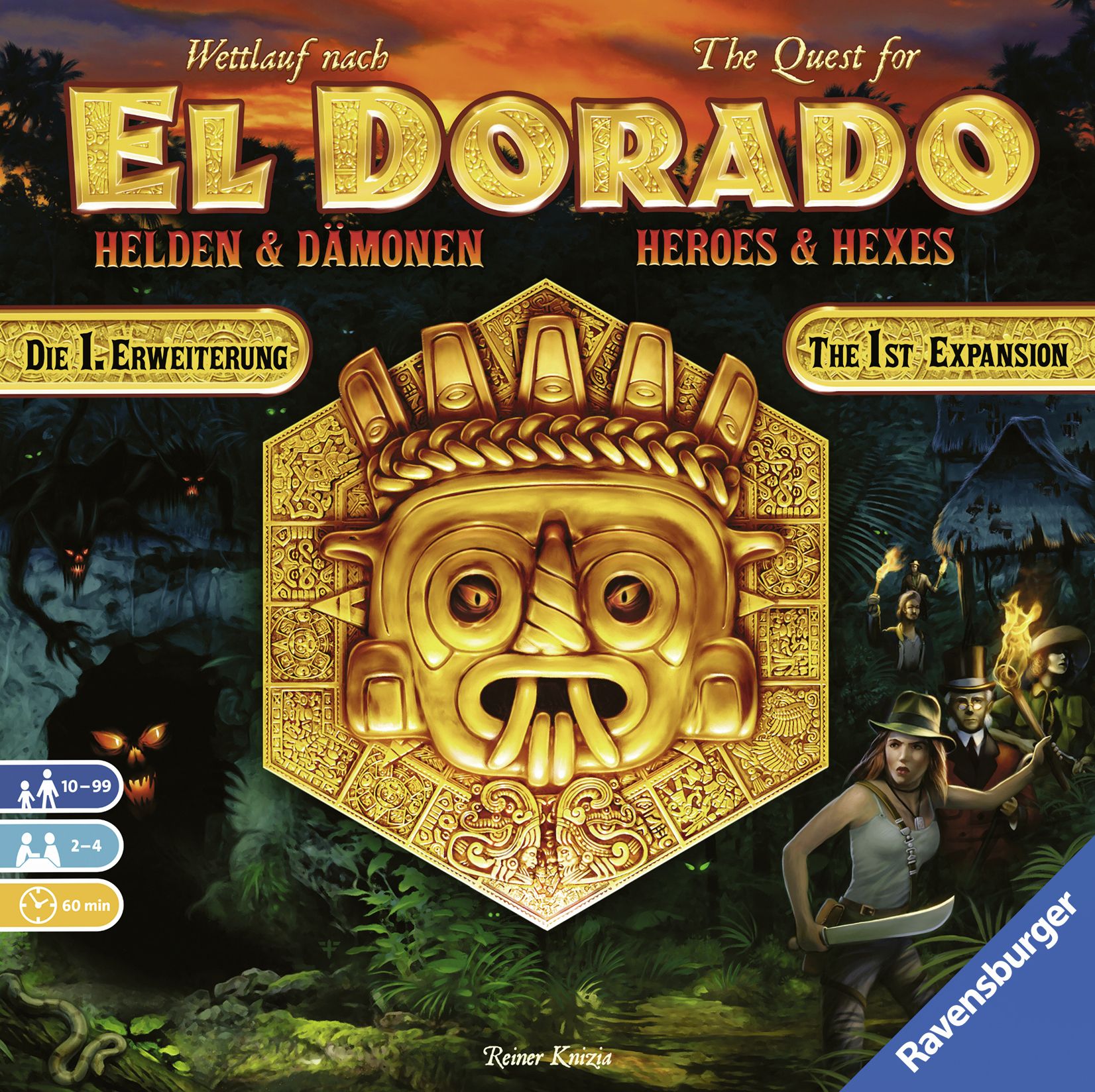 Portada de The Legendary El Dorado: Héroes y Demonios