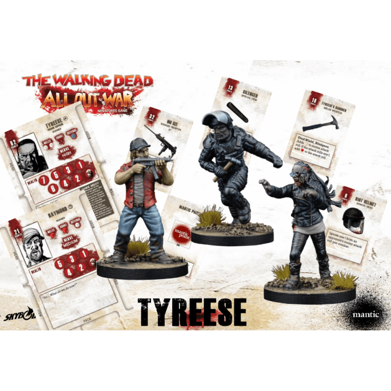 Portada de The Walking Dead: All Out War – Tyreese, Prison Advisor Booster