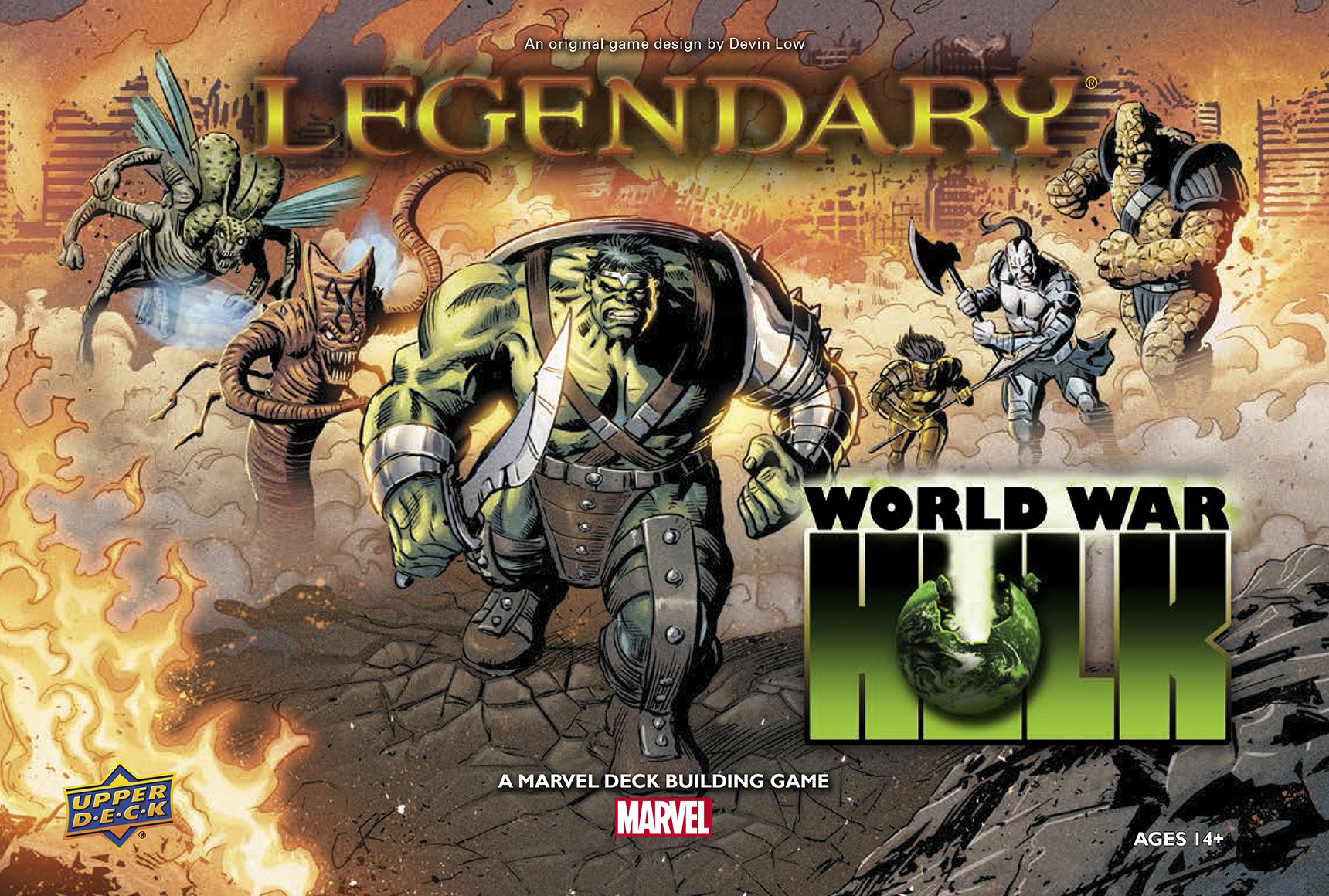 Portada de Legendary: A Marvel Deck Building Game – World War Hulk