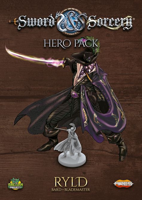 Portada de Sword & Sorcery: Set de Héroe – Ryld Bardo / Espadachín
