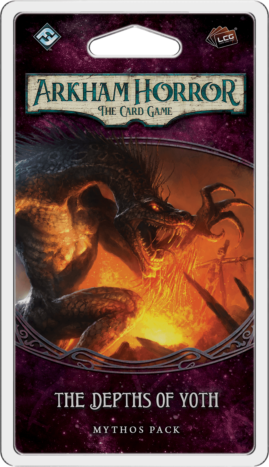 Portada de Arkham Horror: El Juego de Cartas – Las Profundidades de Yoth: Pack de Mitos