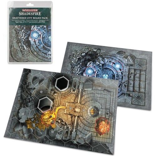 Portada de Warhammer Underworlds: Shadespire – Tablero De Ciudad Destozada
