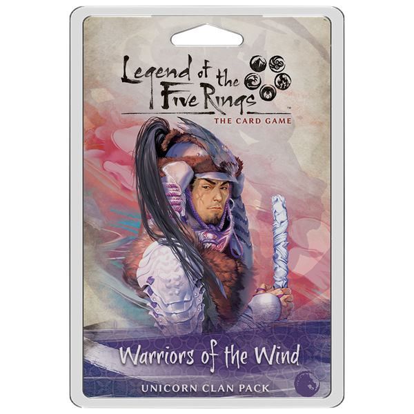 Portada de La Leyenda de los Cinco Anillos: El Juego de Cartas – Guerreros del Viento