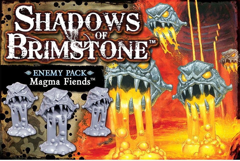 Portada de Shadows of Brimstone: Magma Fiends Enemy Pack