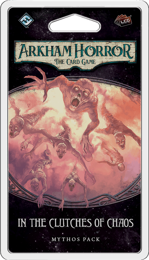 Portada de Arkham Horror: El Juego de Cartas – En las Garras del Caos: Pack de Mitos