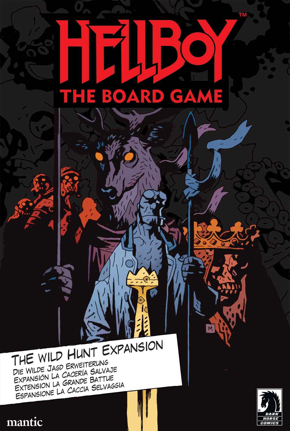 Portada de Hellboy: The Board Game – The Wild Hunt Expansion
