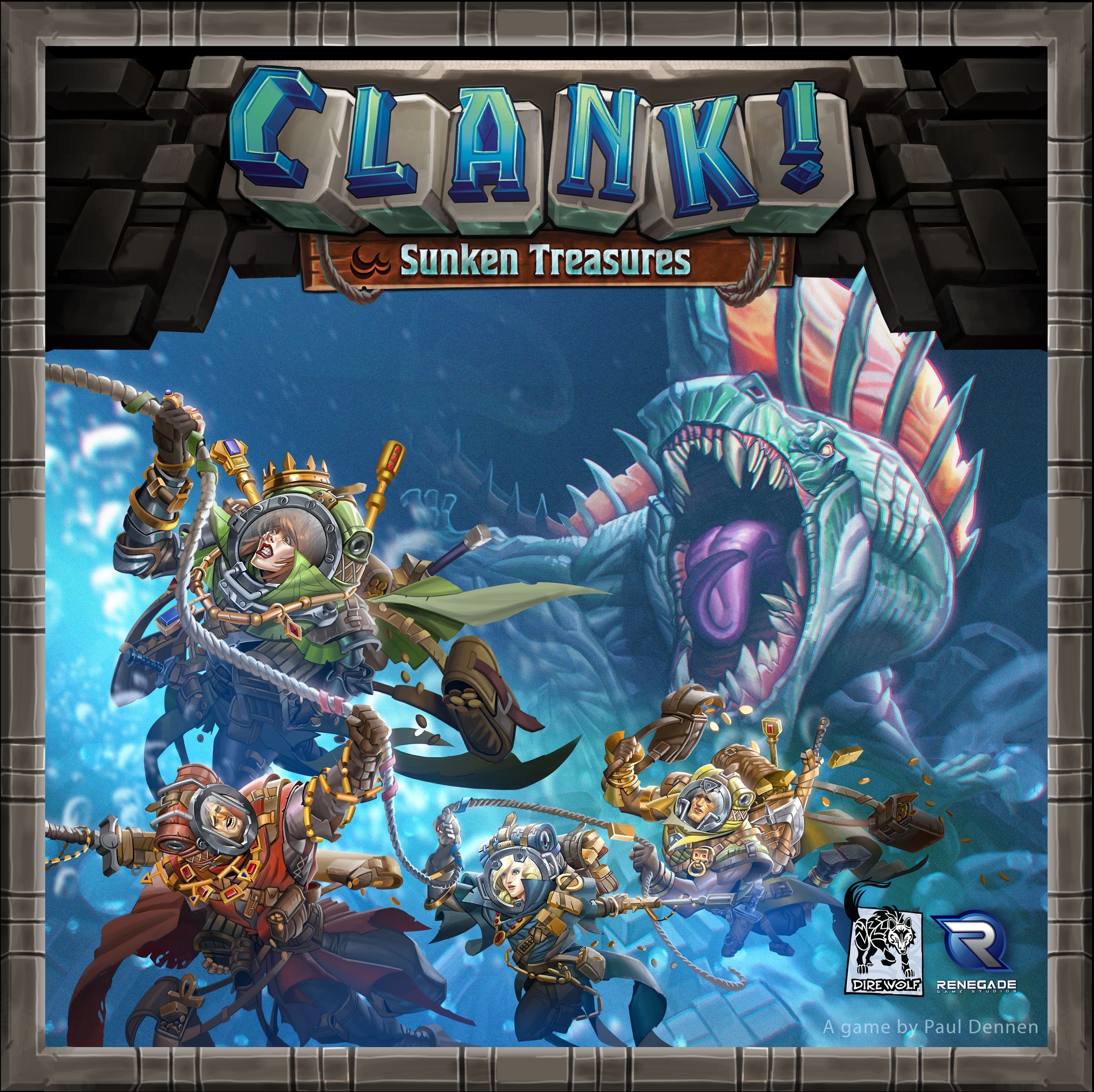 Portada de Clank! Tesoros Sumergidos