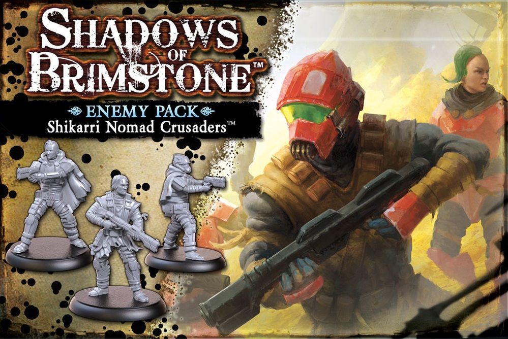 Portada de Shadows of Brimstone: Shikarri Nomad Crusaders Enemy Pack