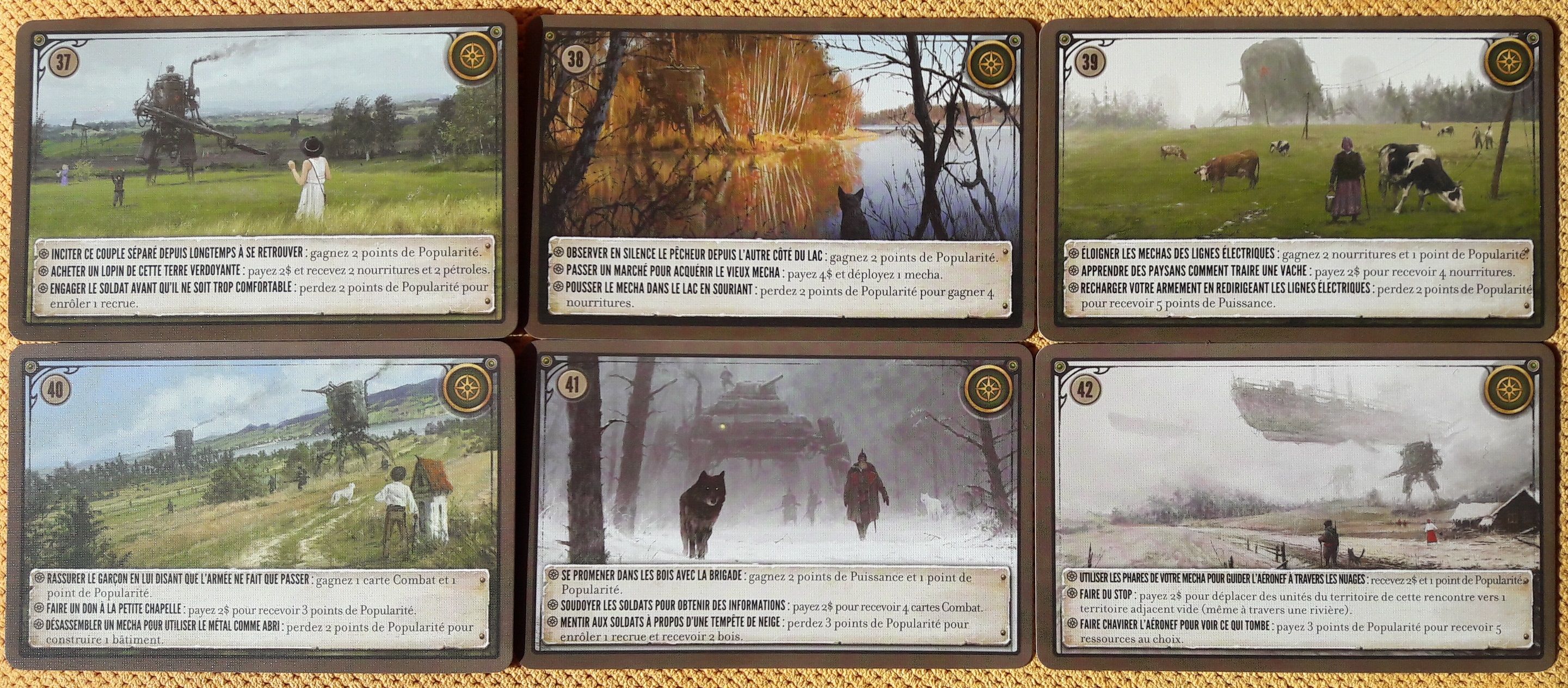 Portada de Scythe: Bonus Promo Pack – 6 Promo Encounter Cards numbers 37-42