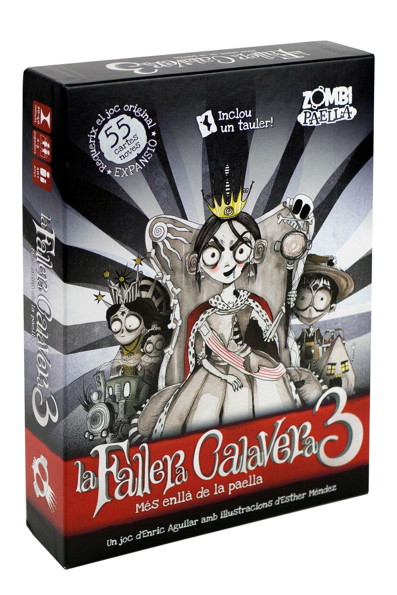 Portada de La Fallera Calavera 3: més enllà de la paella