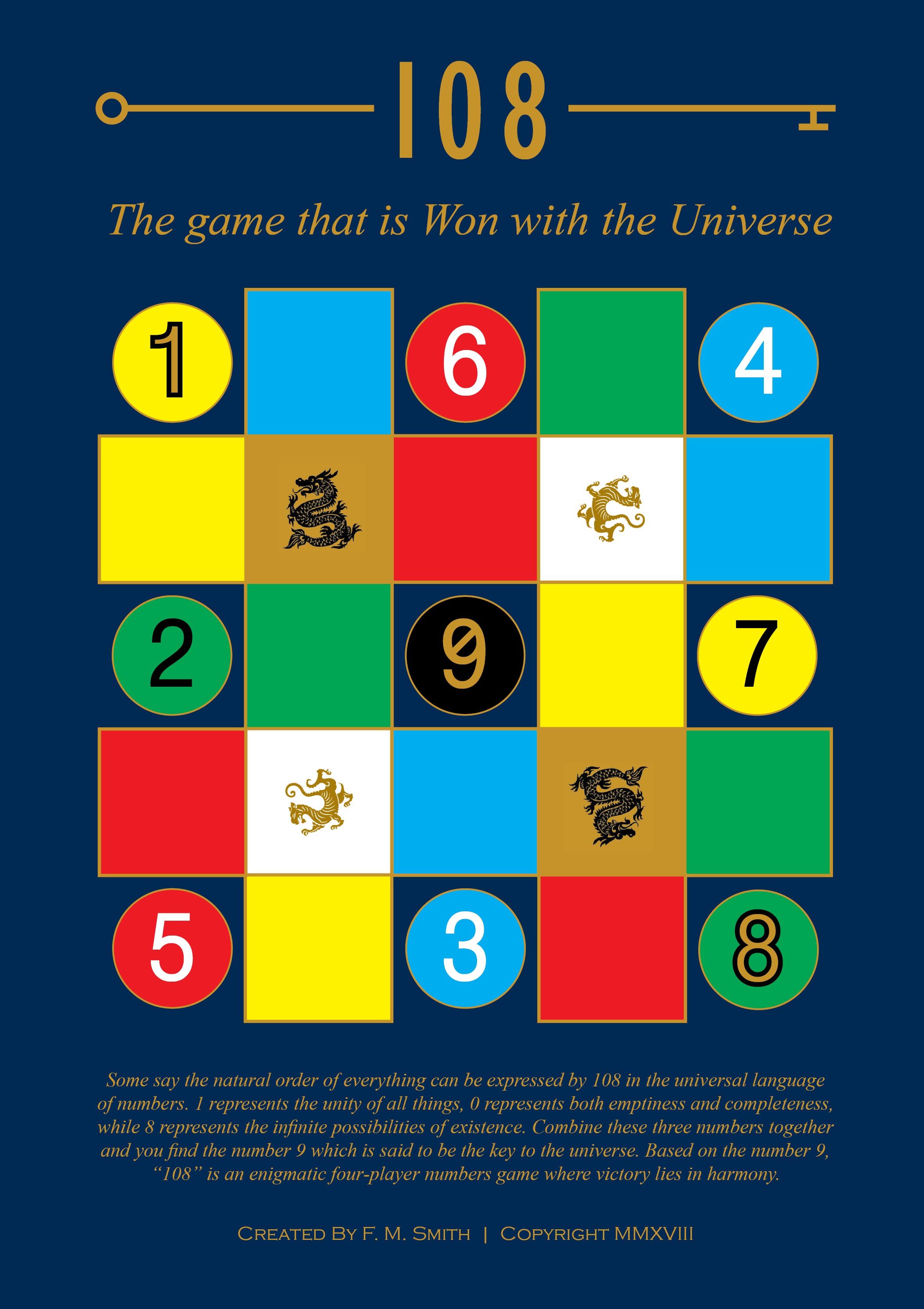 Portada de 108: The game that is Won with the Universe