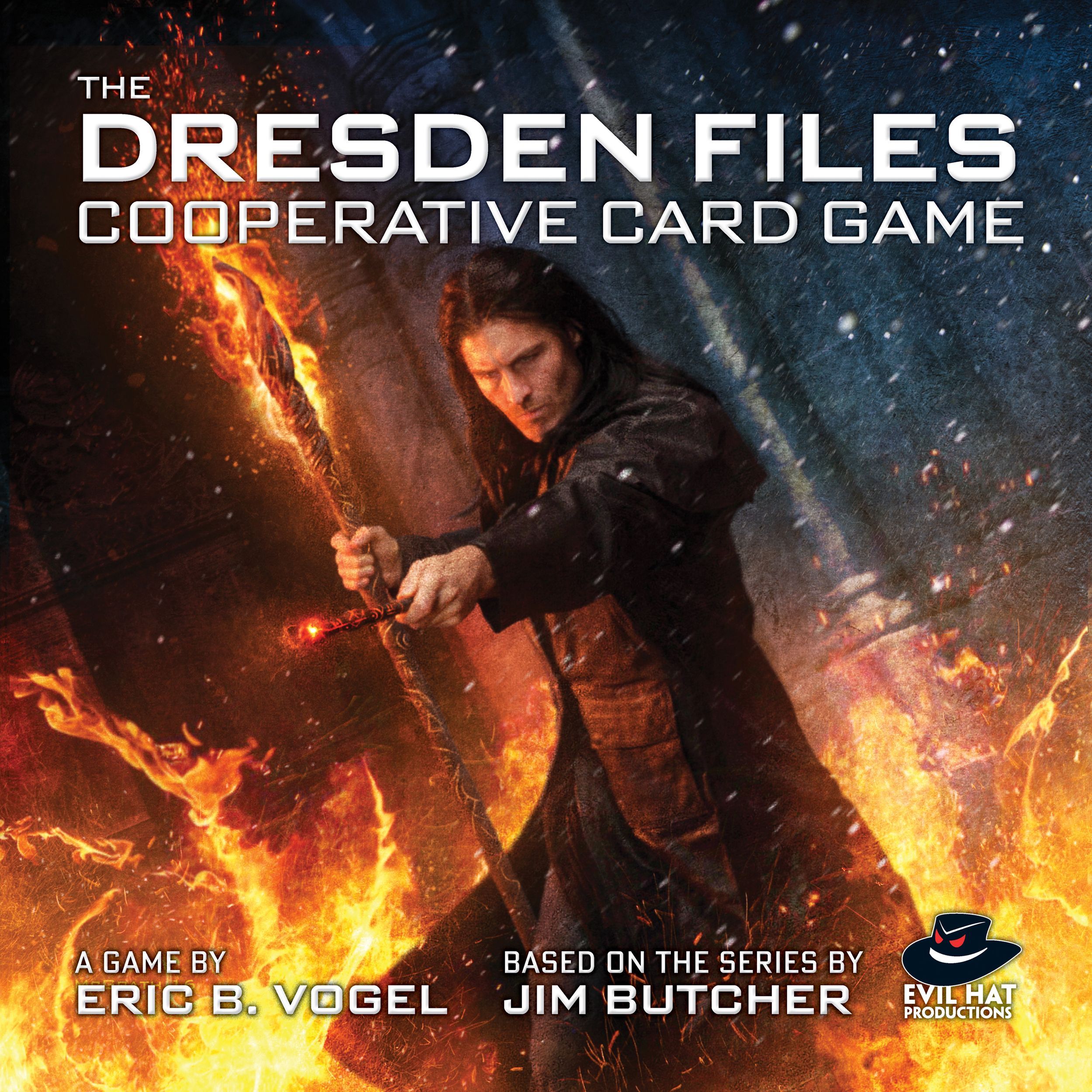 Portada de The Dresden Files Cooperative Card Game