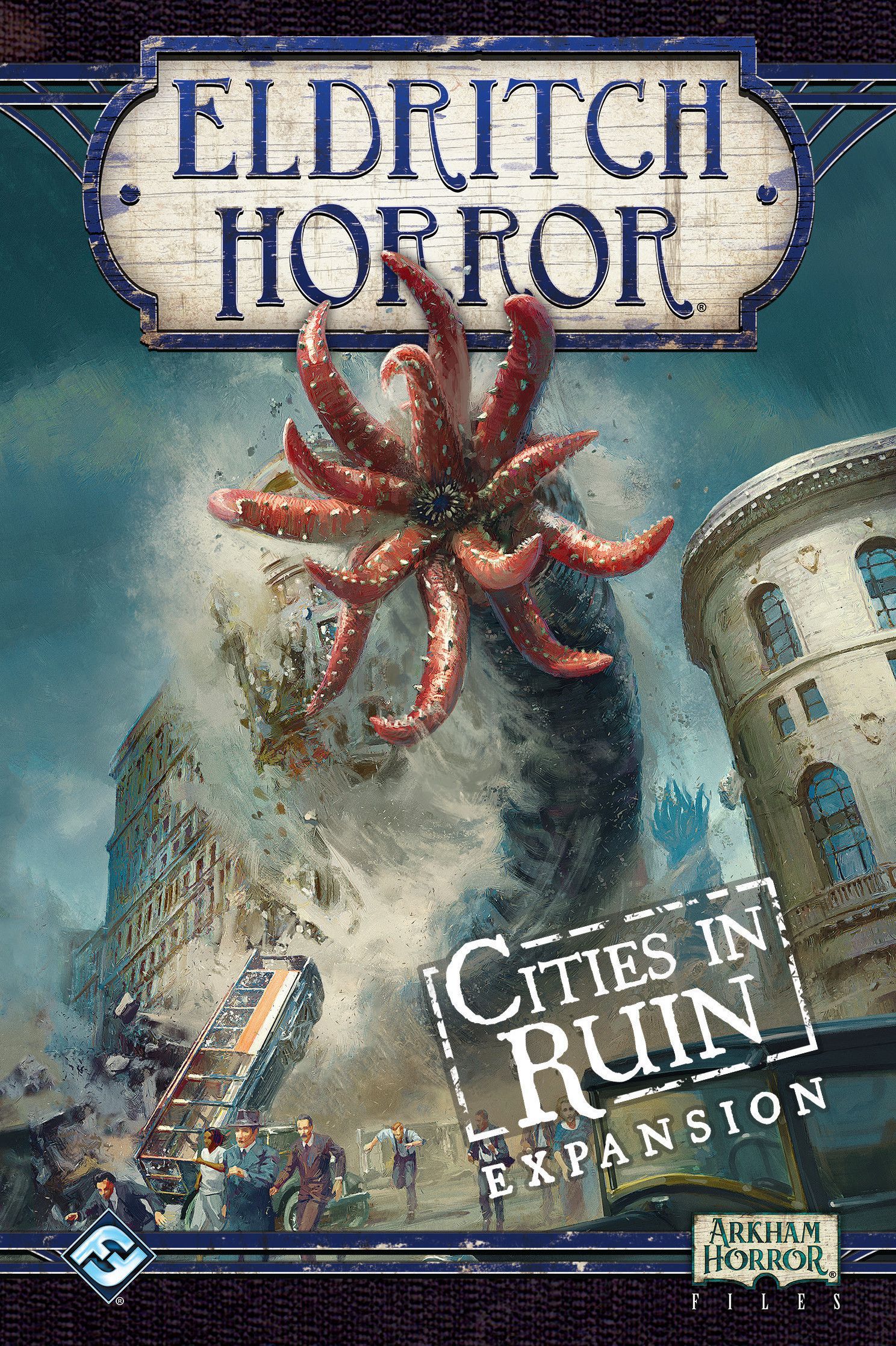 Portada de Eldritch Horror: Ciudades en Ruinas