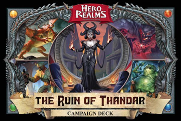 Portada de Hero Realms: Mazo de Campaña – La Perdición de Thandar