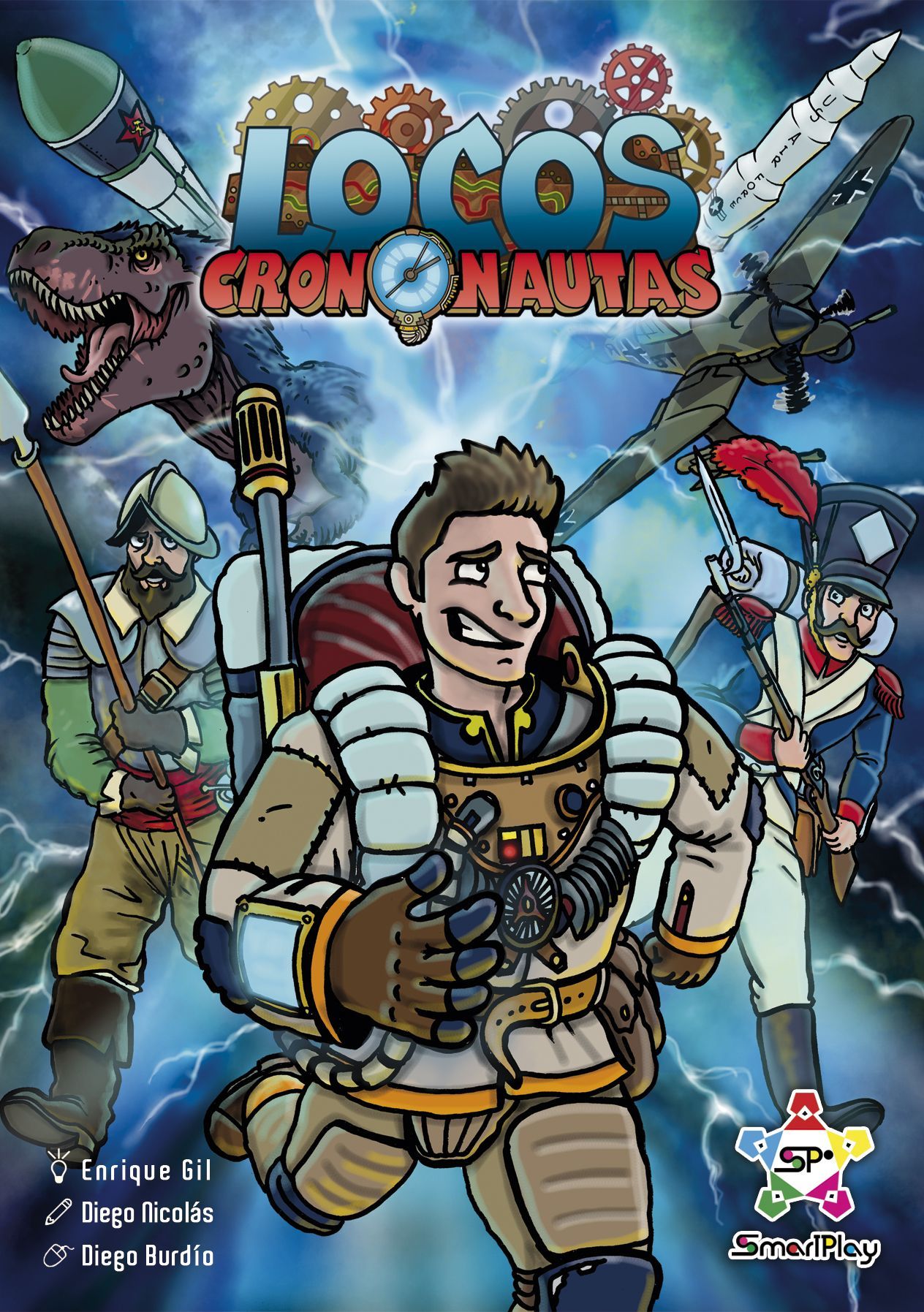 Portada de Locos Crononautas