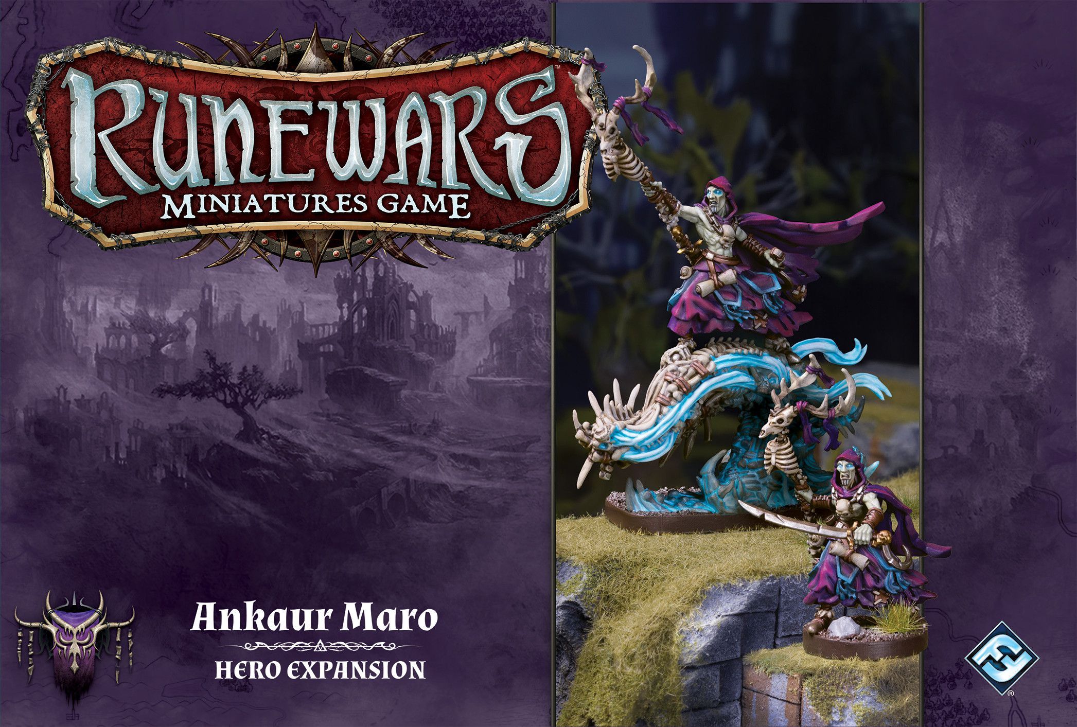 Portada de Runewars Miniatures Game: Ankaur Maro – Hero Expansion