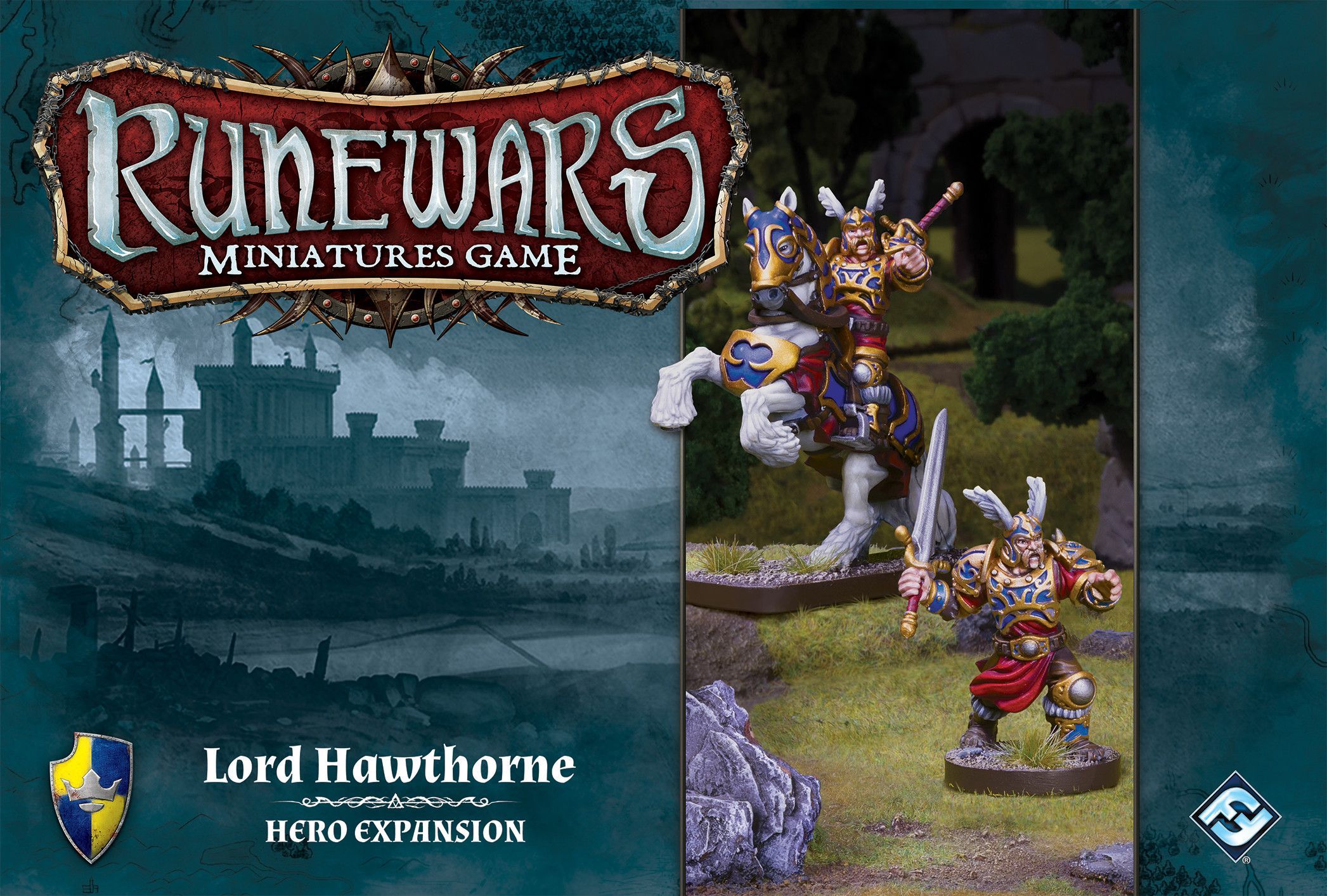 Portada de Runewars Miniatures Game: Lord Hawthorne – Hero Expansion