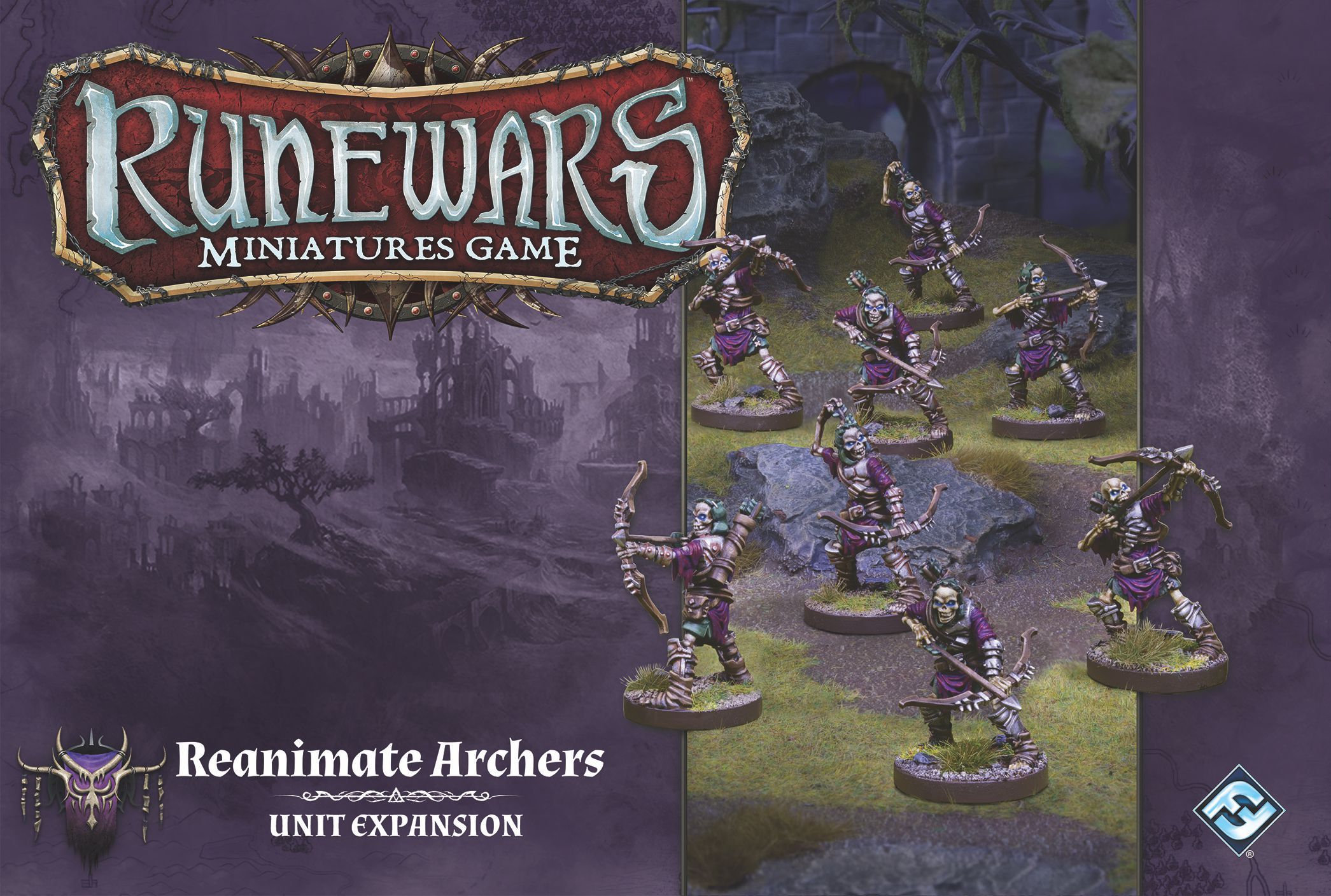 Portada de Runewars Miniatures Game: Reanimate Archers – Unit Expansion